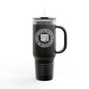 Never Waver I Don't Ride on the Crazy Train I Drive It Insulated Travel Mug, 40oz