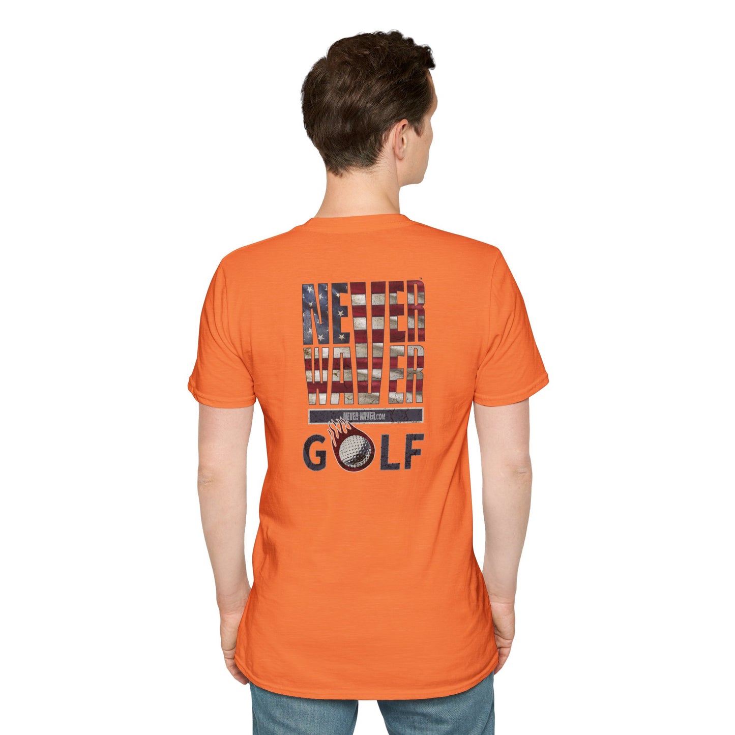 Never Waver Golf Unisex Soft style T-Shirt