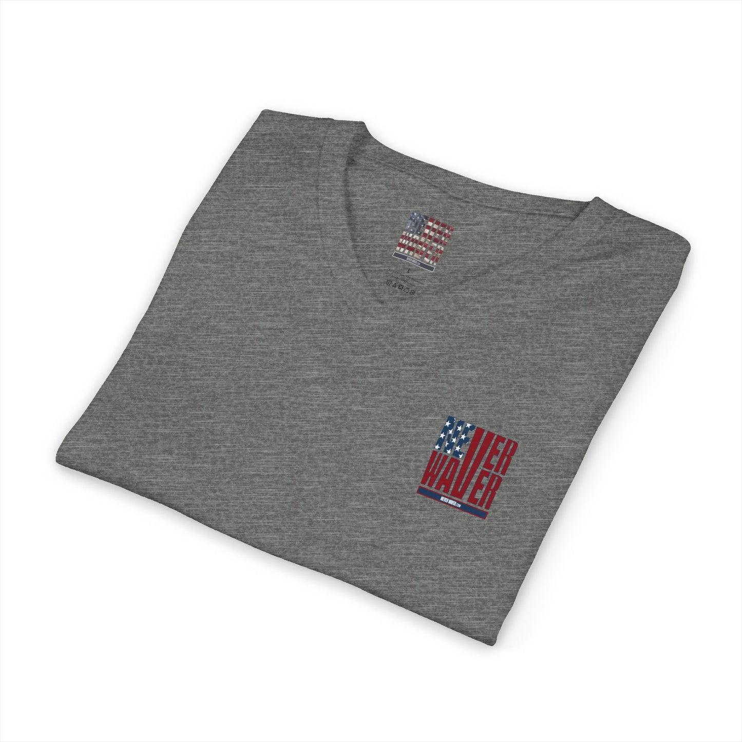 Never Waver Be Red White and A little Bougie T-Shirt Unisex V-Neck Tee