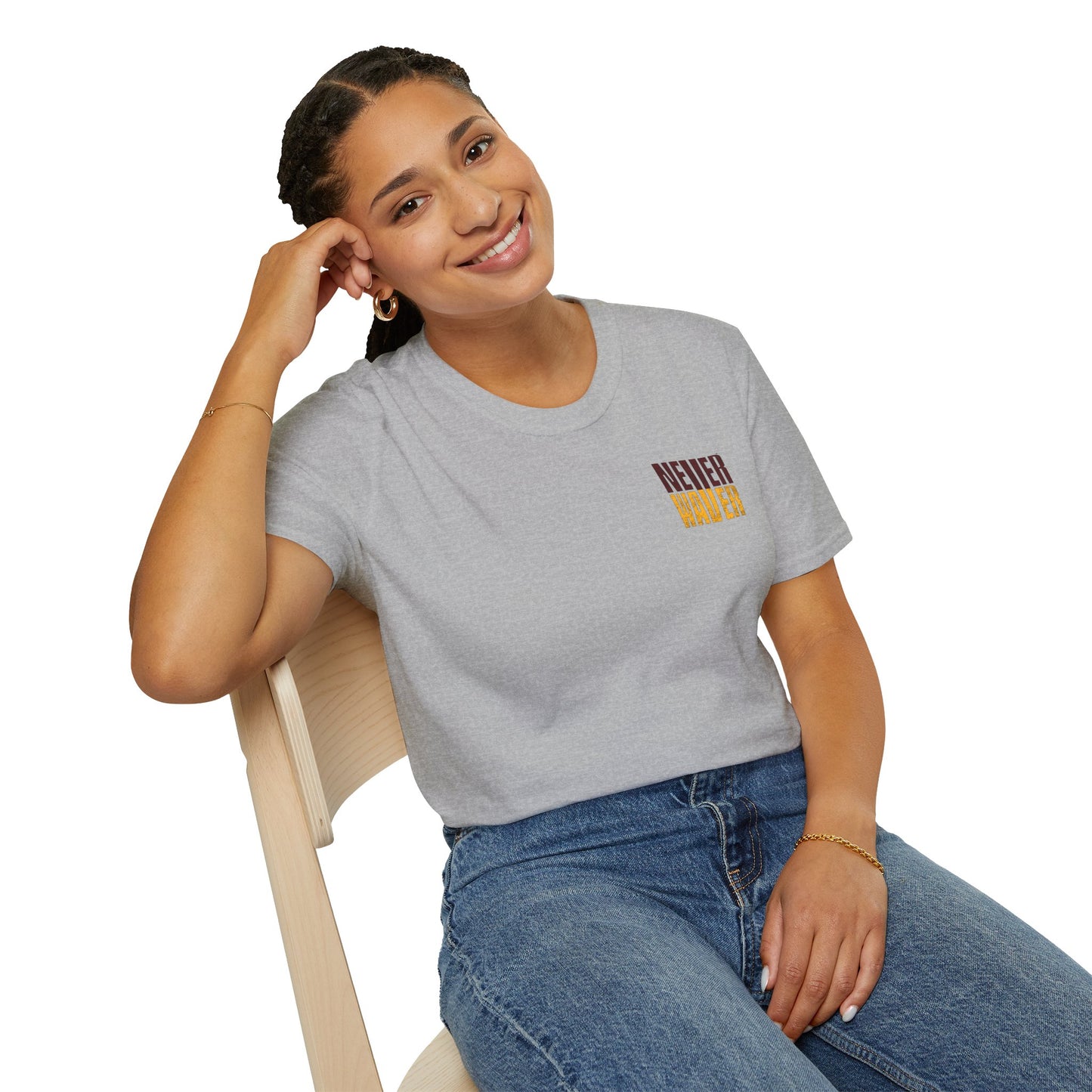 Washington Fans Never Waver Unisex Softstyle T-Shirt