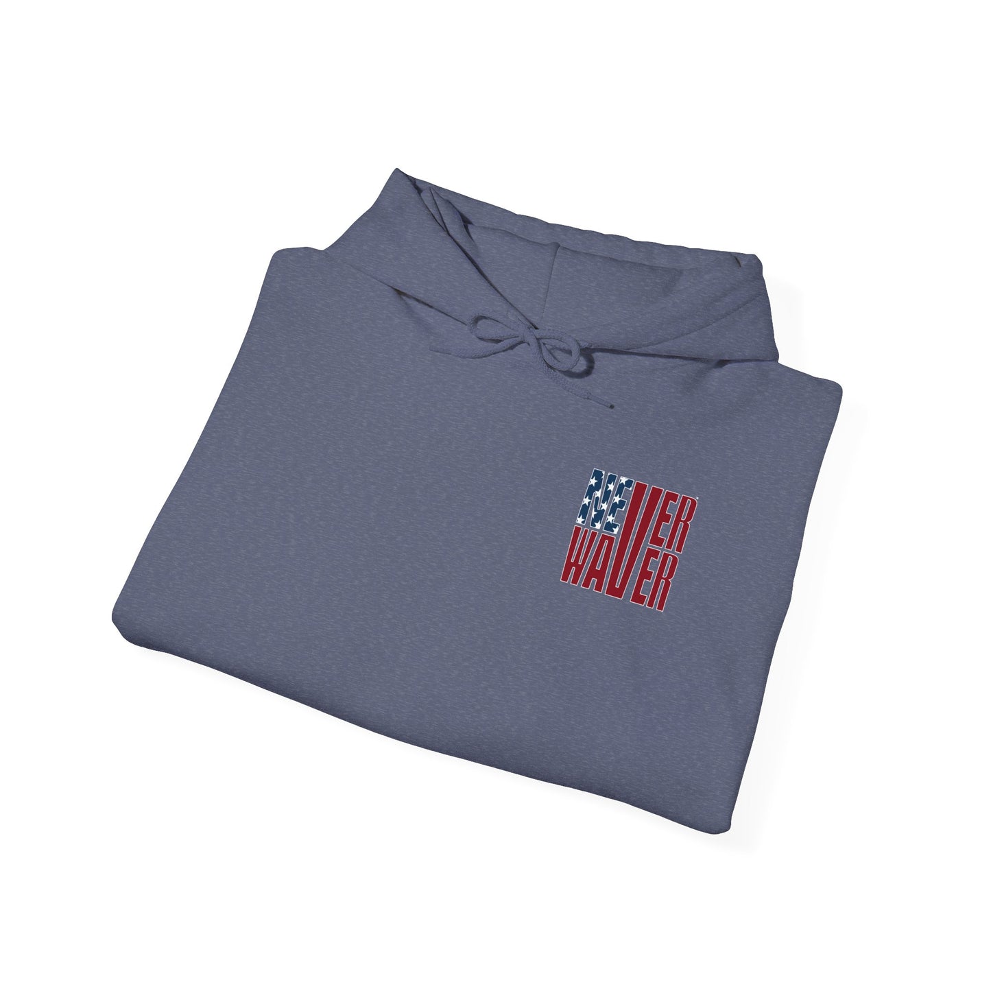 'New York Fans Never Waver' American Flag Design Unisex Heavy Blend™ Hoodie