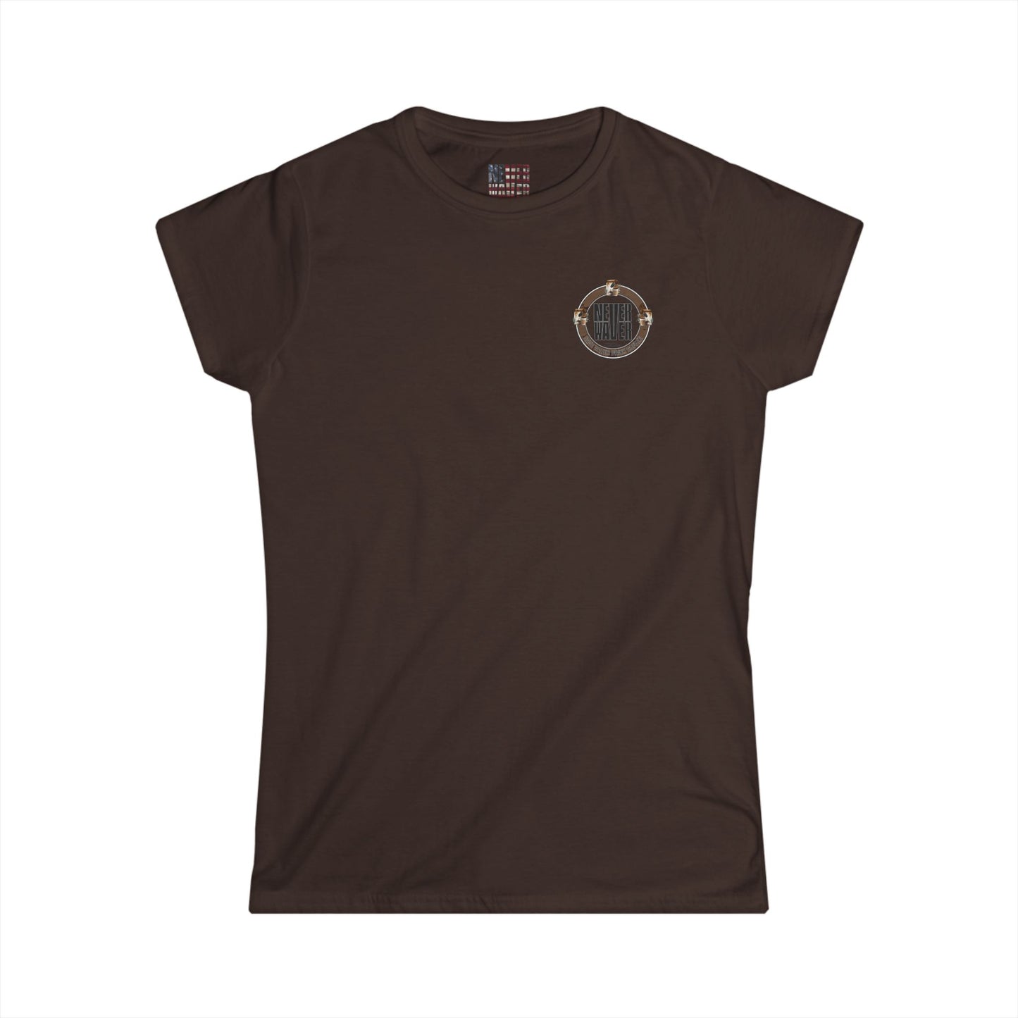 Never Waver Save Water Drink Coffee Women's Soft Style Tee