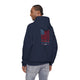 - 'Never Waver USA' Patriotic Unisex Hooded Sweatshirt