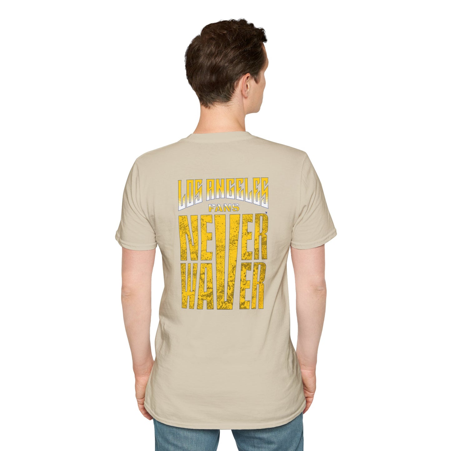 Los Angeles Fans Never Waver Unisex Softstyle T-Shirt