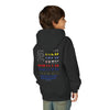 Never Waver Always Back Our First Responders Vintage-Inspired Youth Hoodie with American Flag Design