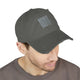 Distressed Dad Hat with 'Never Waver' Embroidery - Casual Style for Everyday Adventures by Printify