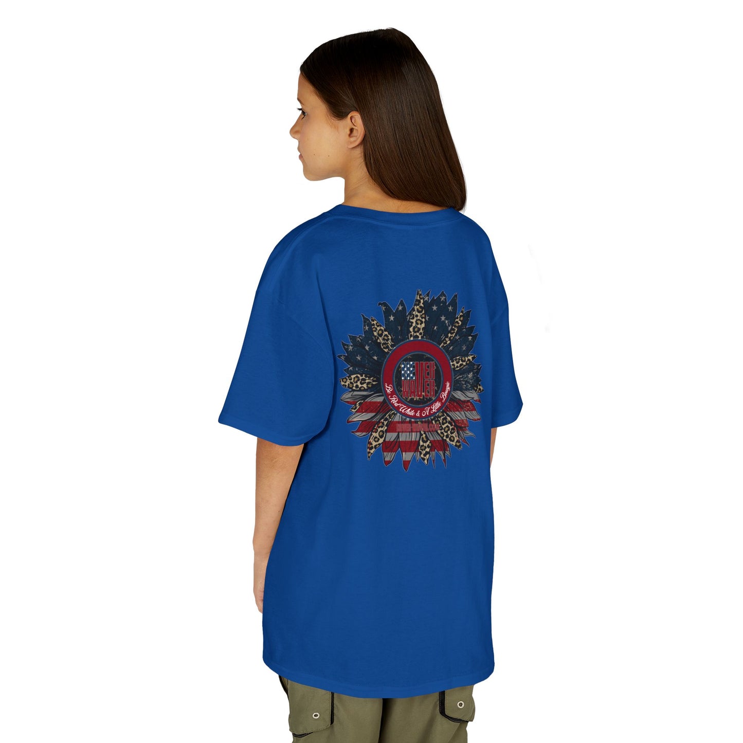 Kids Heavy Cotton™ Never Waver  Be Red White and- A Little Bougie Stylish, Comfortable Everyday Wear