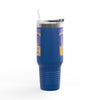 Minnesota Never Waver W-Leopard Football Insulated Travel Mug, 40oz