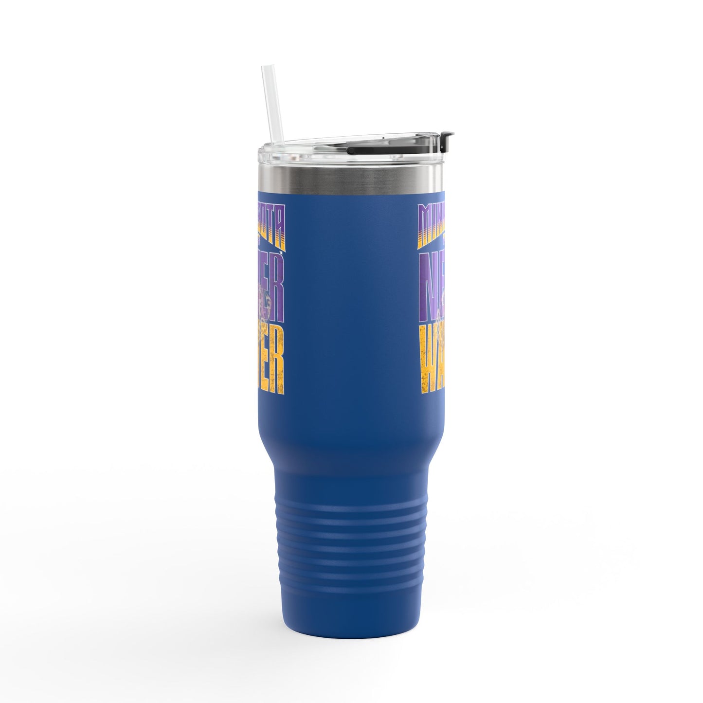 Minnesota Never Waver W-Leopard Football Insulated Travel Mug, 40oz