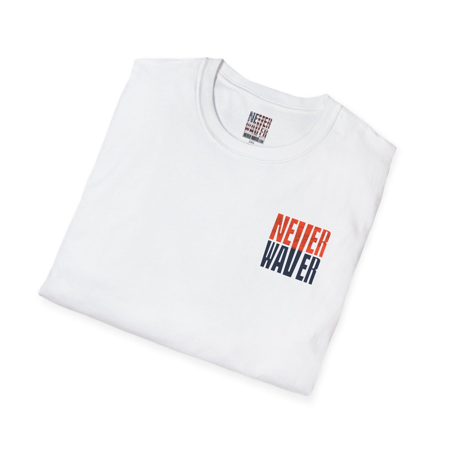 Denver Fans Never Waver Unisex Softstyle T-Shirt