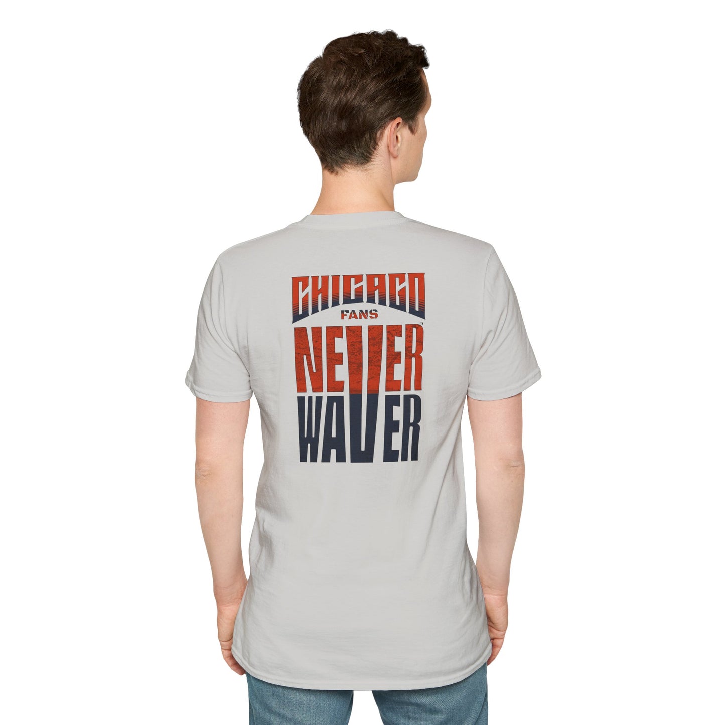 Chicago Fans Never Waver Unisex Softstyle T-Shirt