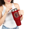 Never Waver Save Water Drink Beer Insulated 40oz Travel Mug
