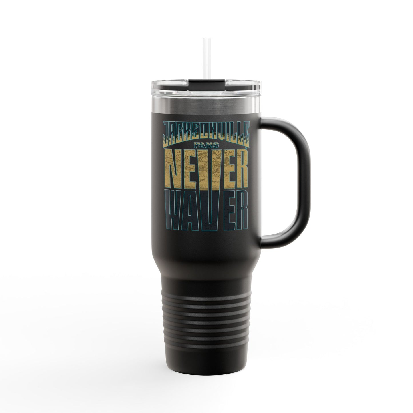 Jacksonville Fans Never Waver Insulated Travel Mug, 40oz
