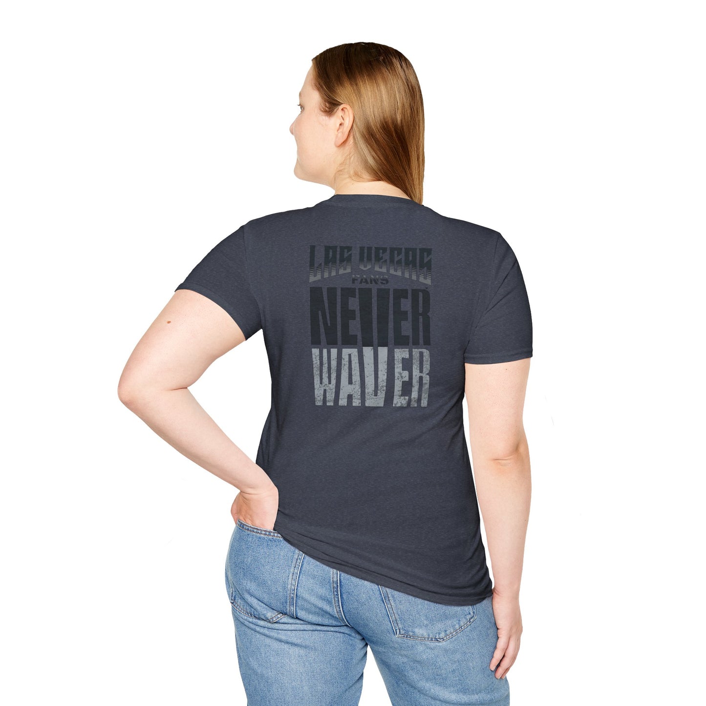 Las Vegas Fans Never Waver Unisex Softstyle T-Shirt