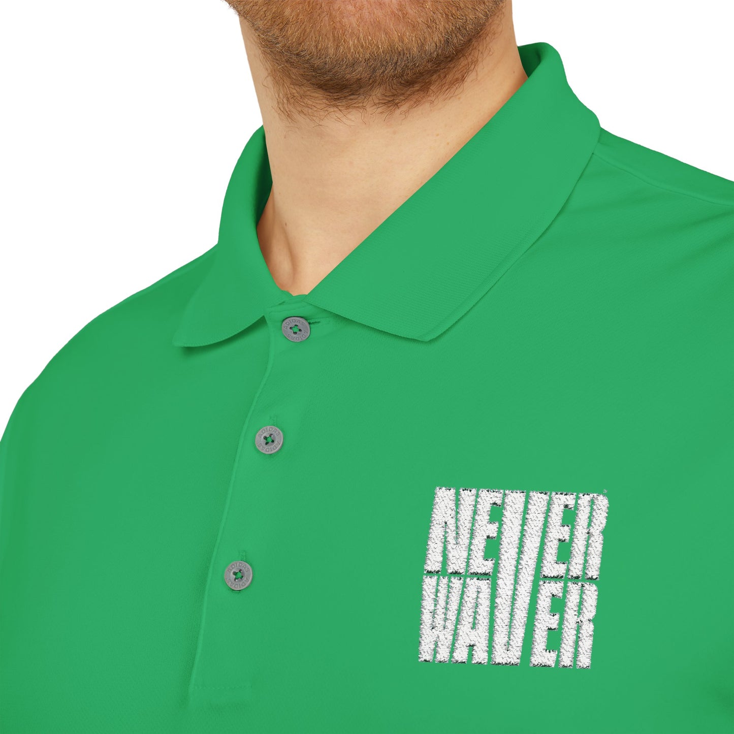 Never Waver adidas Unisex Performance Polo