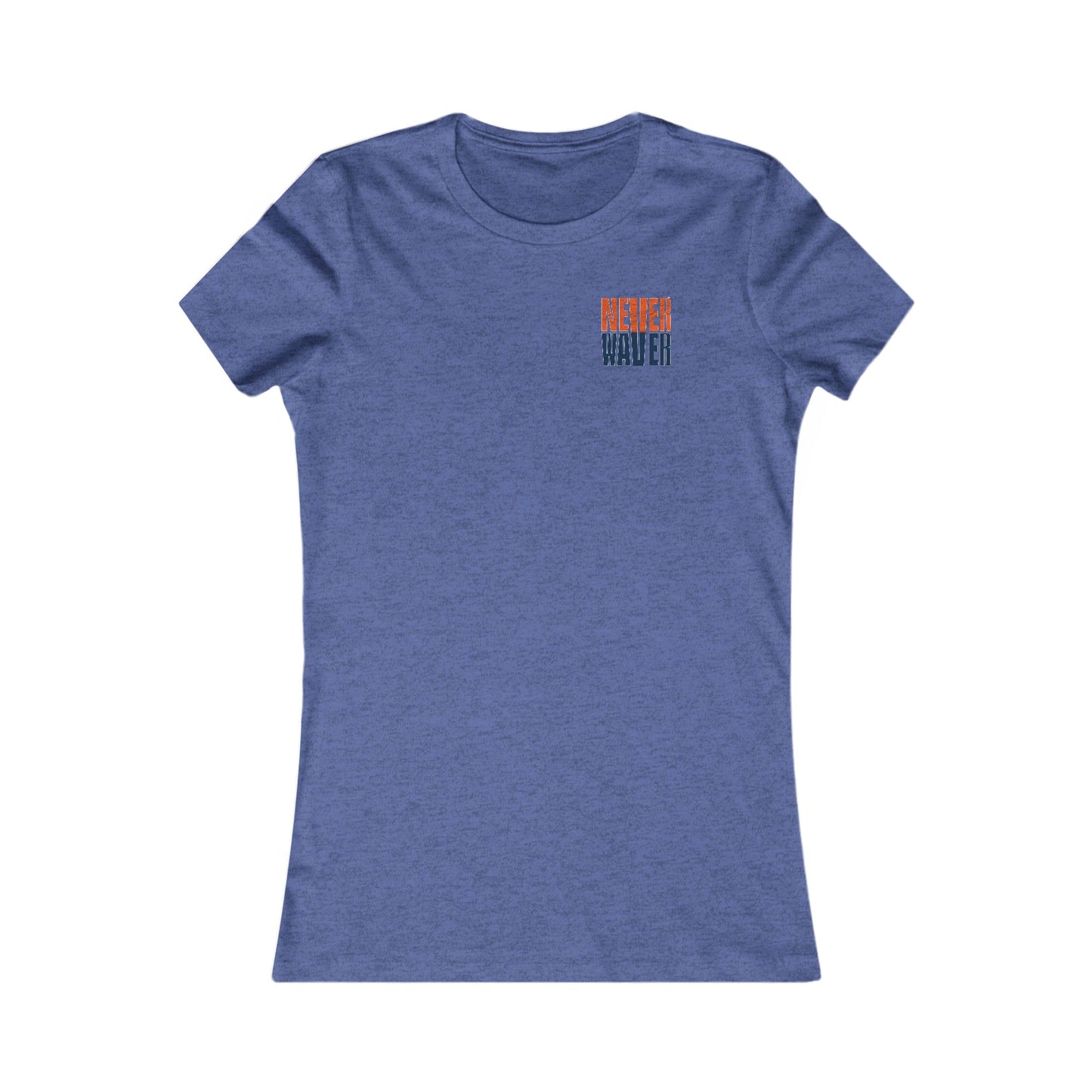 Denver Fans Never Waver W-Leopard Football Women's Favorite Tee