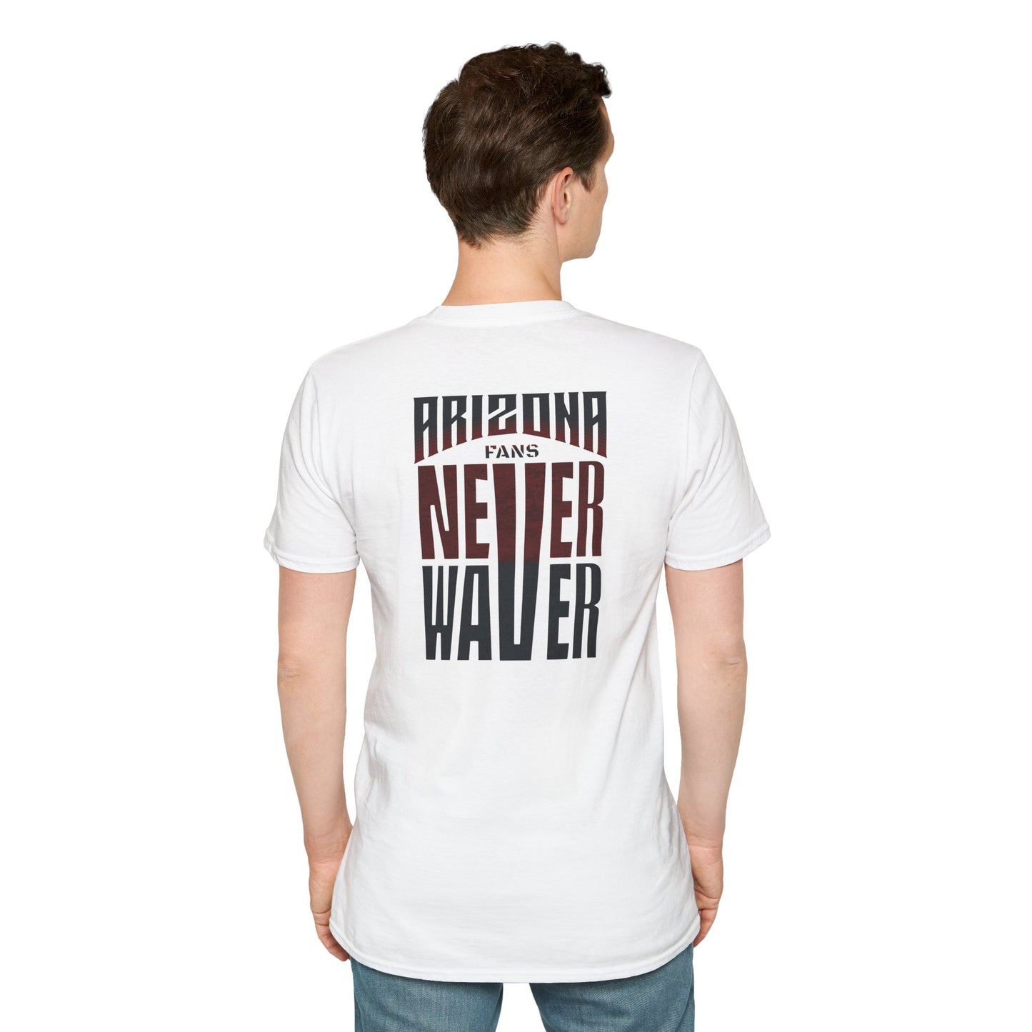 Arizona Fans Never Waver Unisex Softstyle T-Shirt