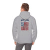 'New York Fans Never Waver W Leopard Football' American Pride Design Unisex Heavy Blend™ Hooded Sweatshirt