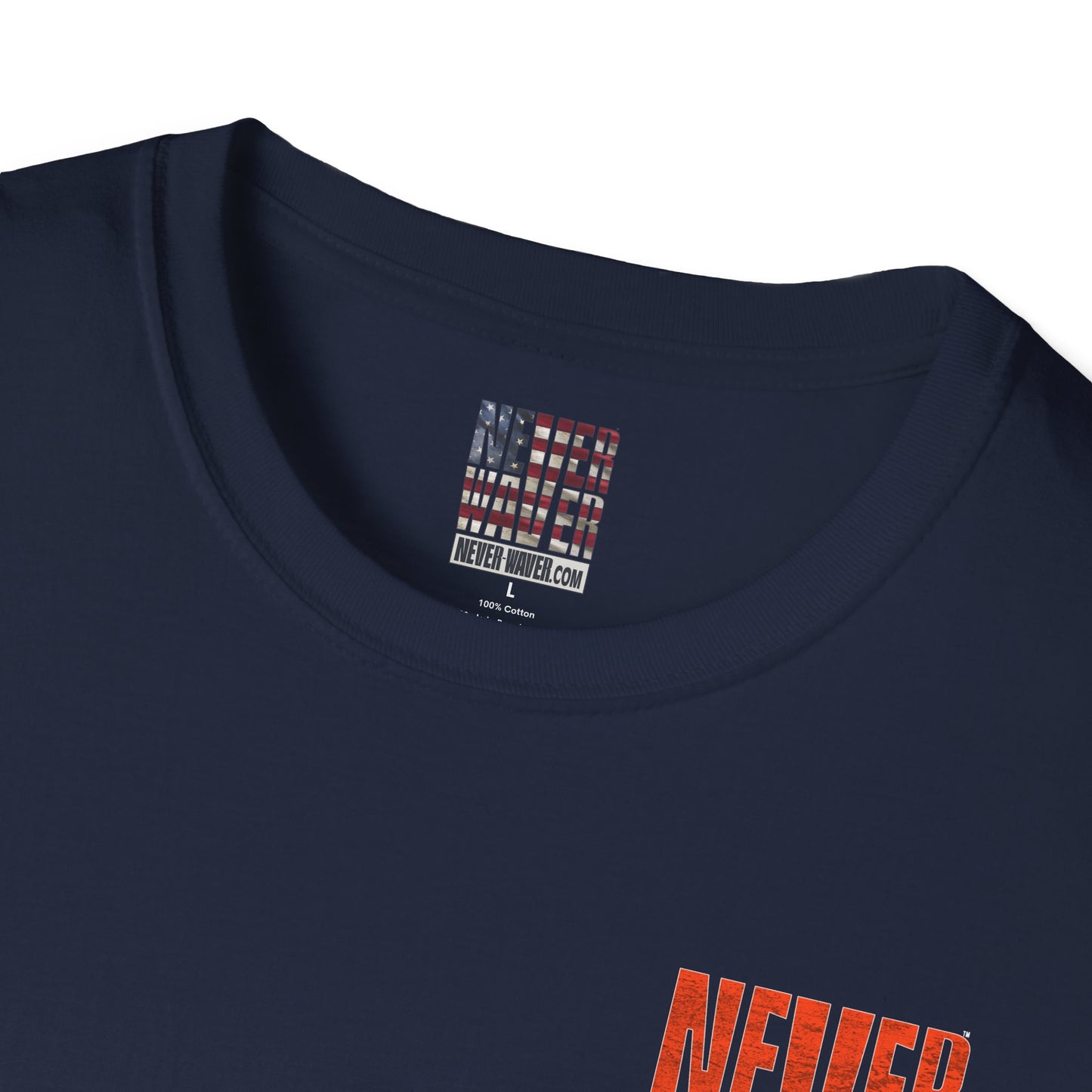 Denver Fans Never Waver Unisex Softstyle T-Shirt