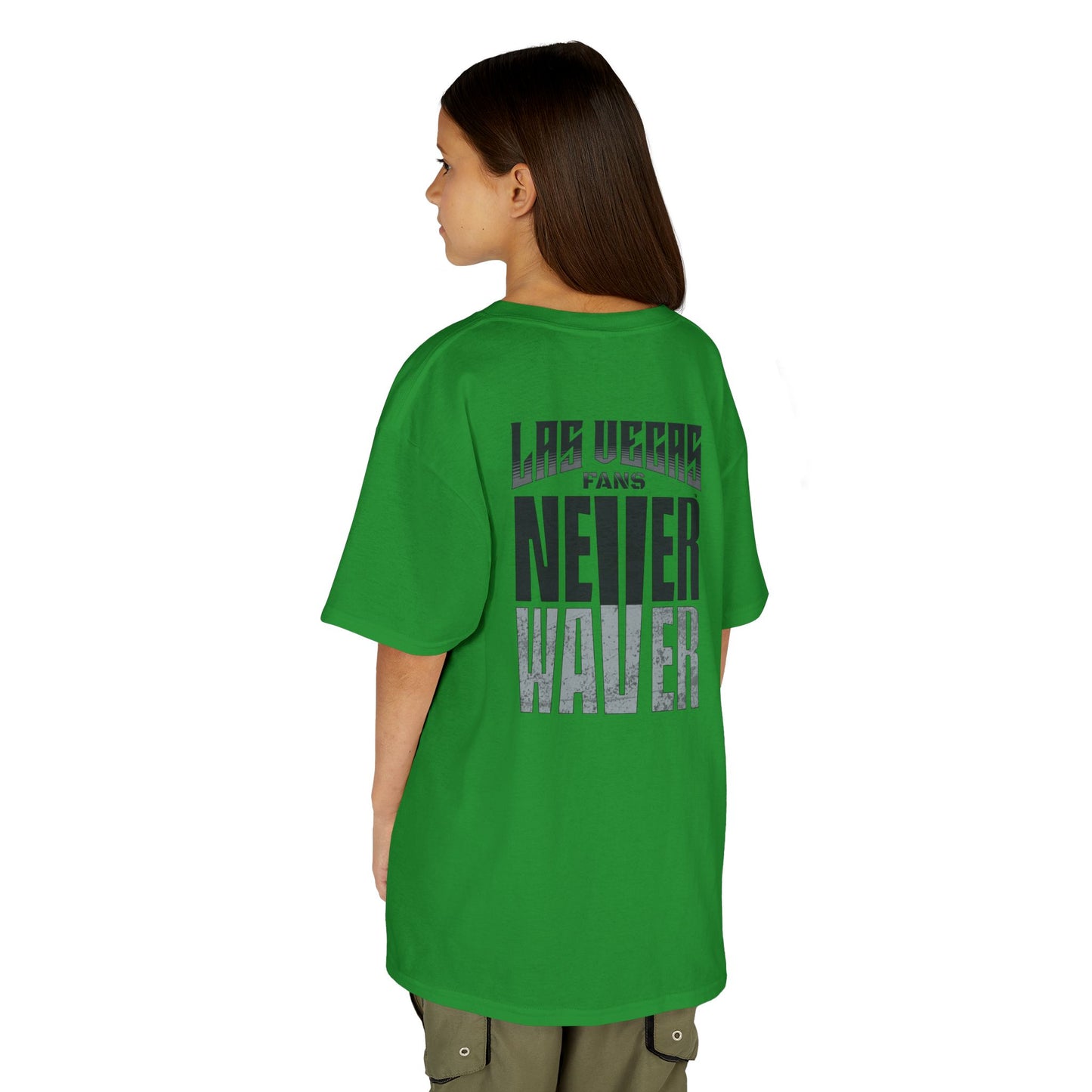 Las Vegas Fans Never Waver Kids Heavy Cotton™ Tee