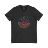 Unisex V-Neck Tee - Never Waver Be Red White & A little Bougie T-Shirt