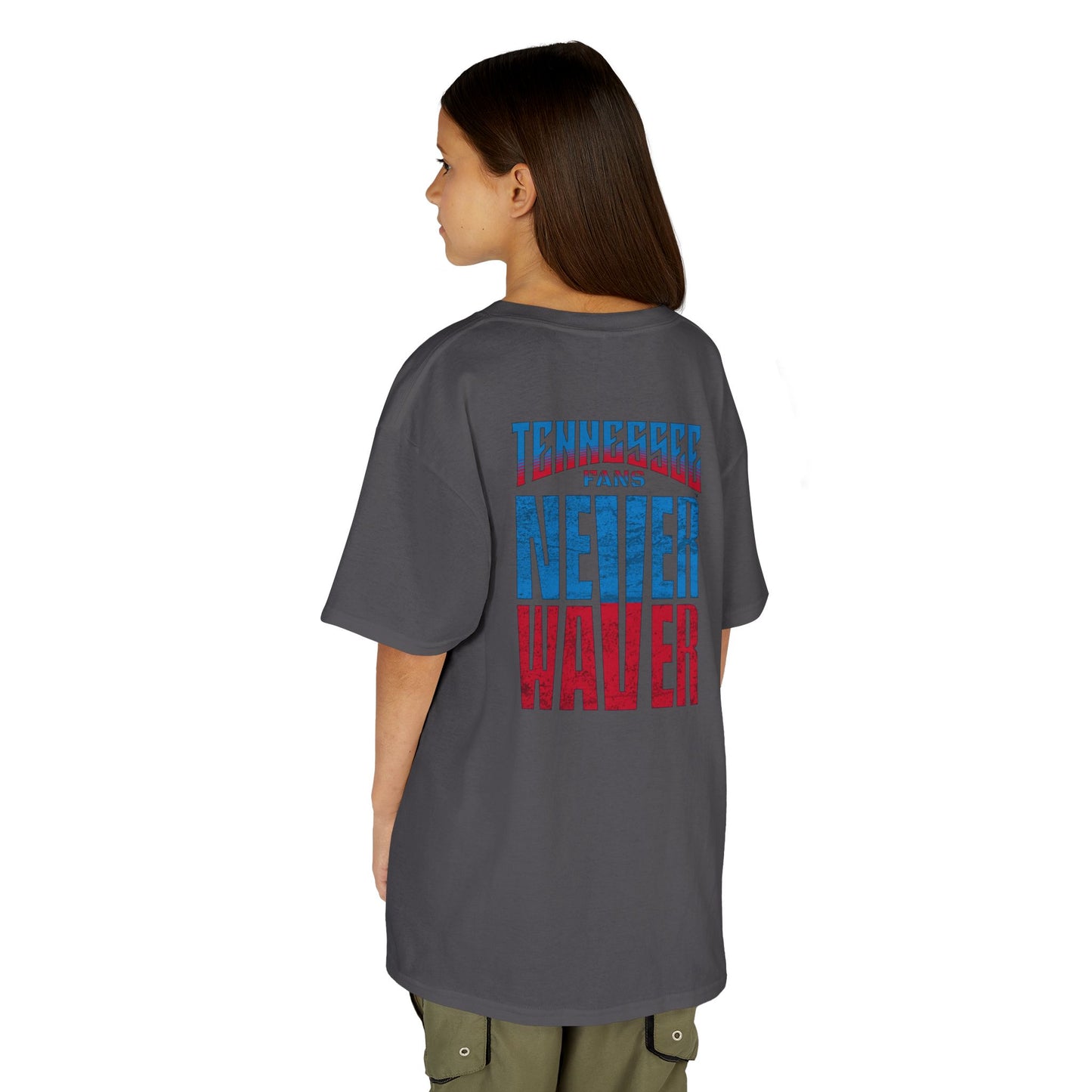 Tennessee Fans Never Waver Kids Heavy Cotton™ Tee