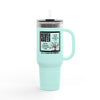 Never Waver Tree of Cancer Ribbons, Insulated Travel Mug -40oz