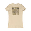 New Orleans Fans Never Waver W-Leopard Football Women's Favorite Tee