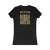 New Orleans Fans Never Waver W-Leopard Football Women's Favorite Tee