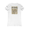 New Orleans Fans Never Waver W-Leopard Football Women's Favorite Tee