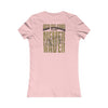 New Orleans Fans Never Waver W-Leopard Football Women's Favorite Tee
