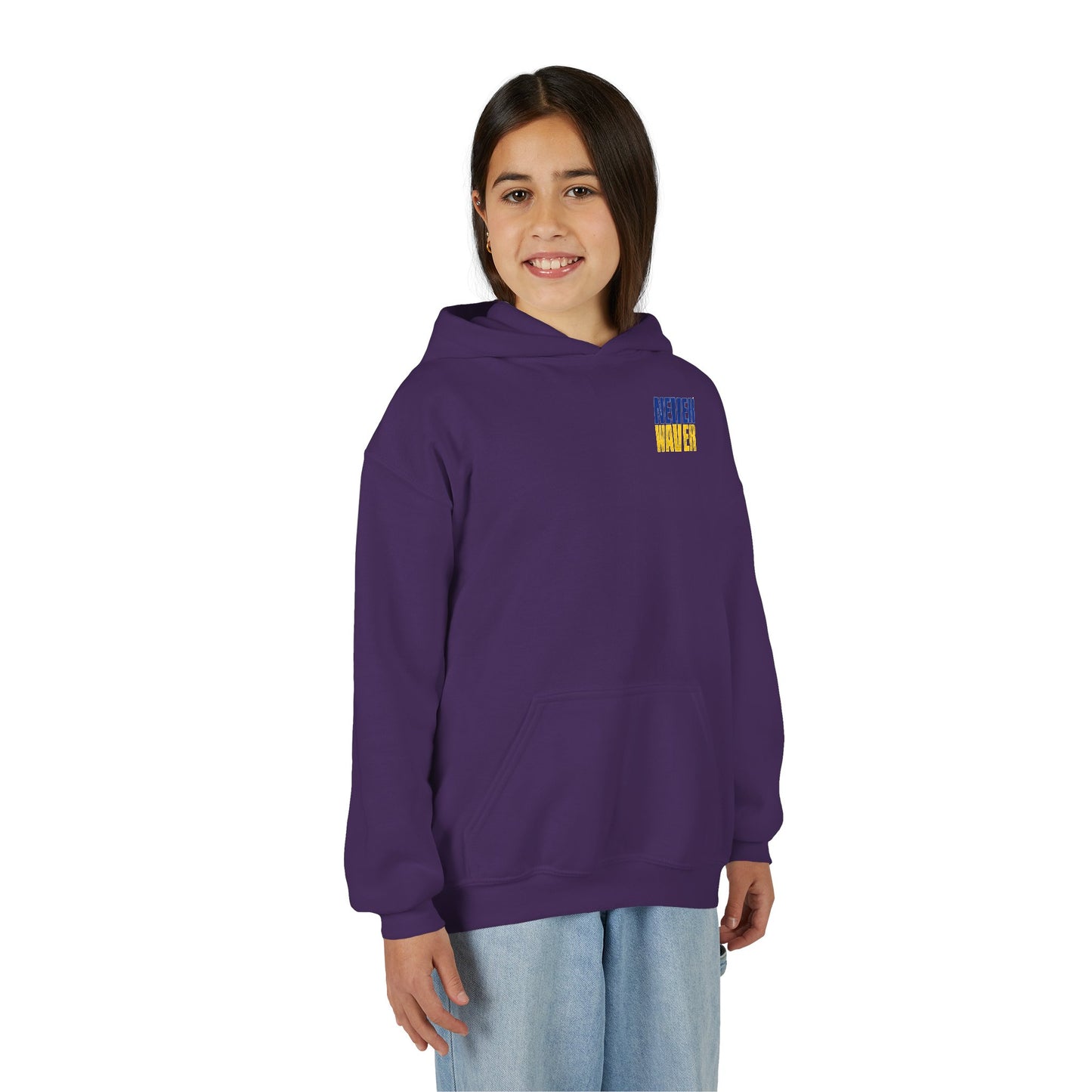 Los Angeles  Fans Never Waver Youth Heavy Blend Hooded Sweatshirt