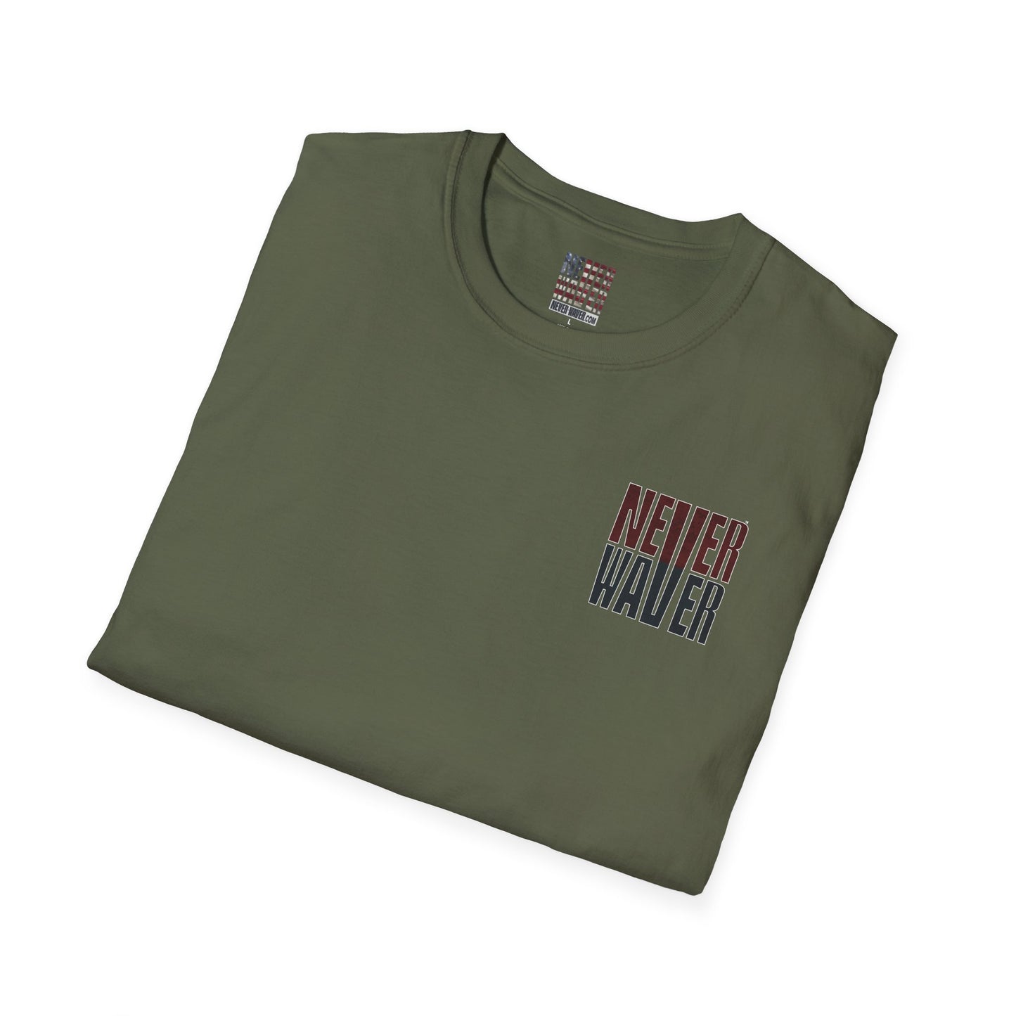Atlanta Fans Never Waver Unisex Softstyle T-Shirt
