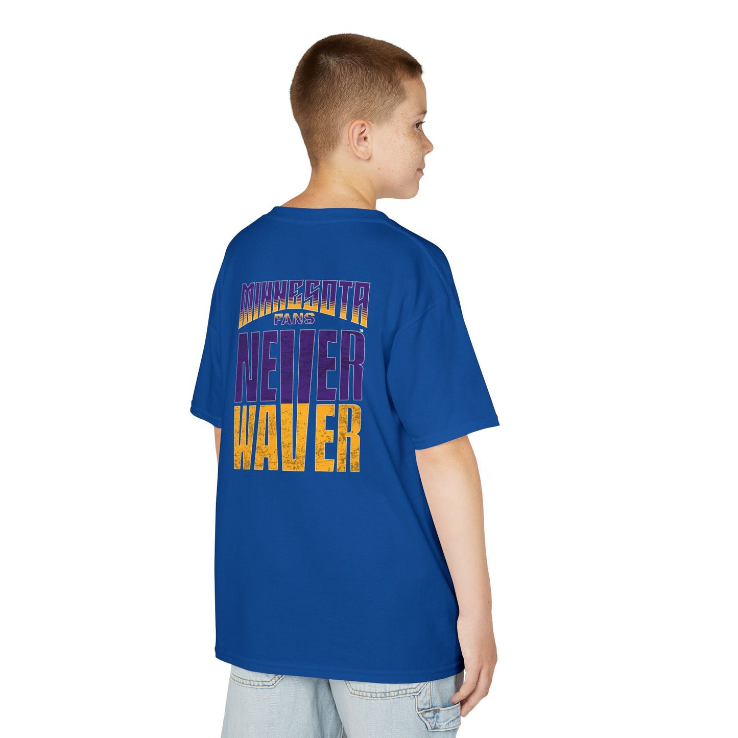 Minnesota Fans Never Waver Kids Heavy Cotton™ Tee