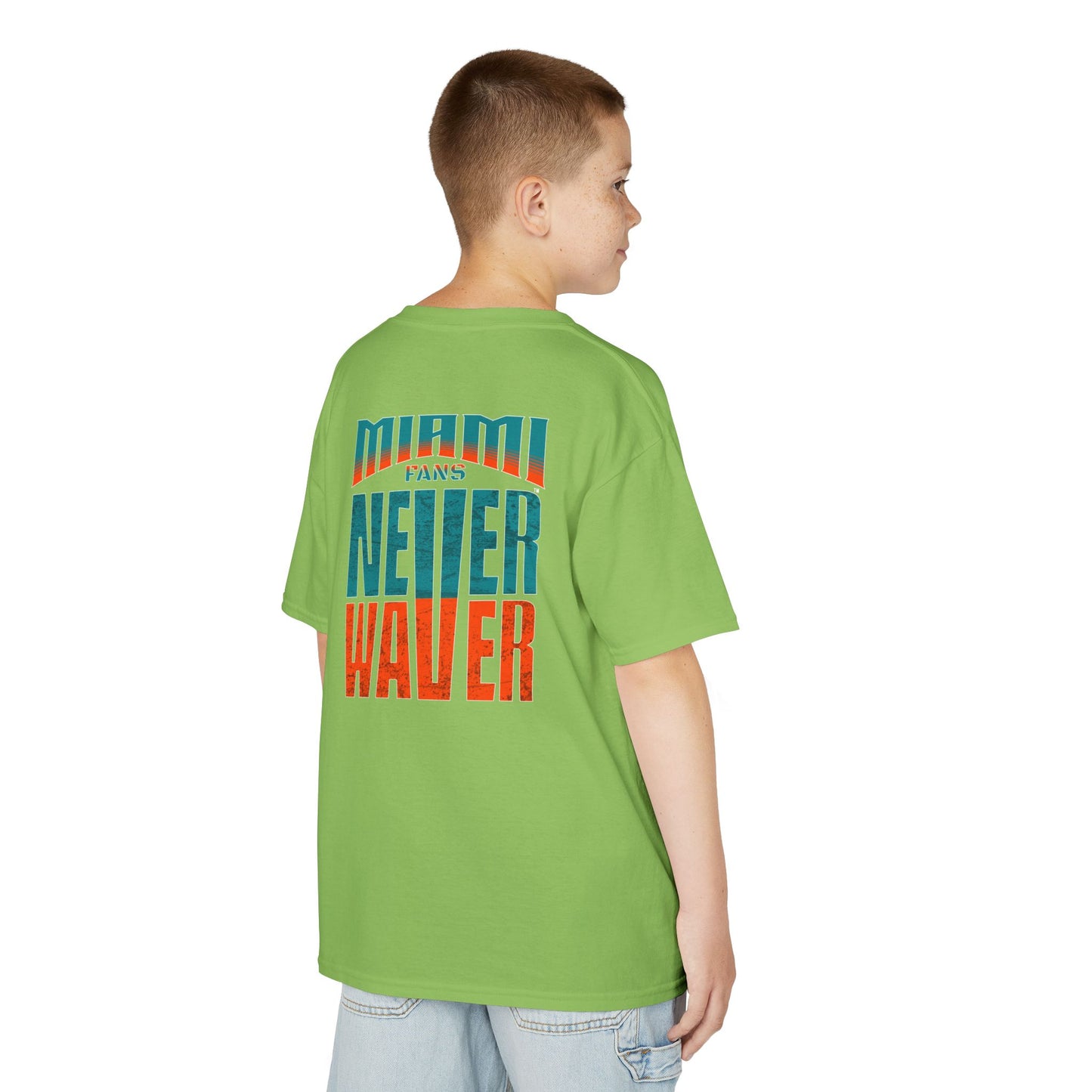 Miami Fans Never Waver Kids Heavy Cotton™ Tee