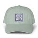 Never Waver Women's Pigment-Dyed Cap with Fashion Undervisor (Embroidery) by Printify