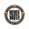 Never Waver Save Water Drink Beer Kiss-Cut Stickers - Fun and Quirky Drink Decor