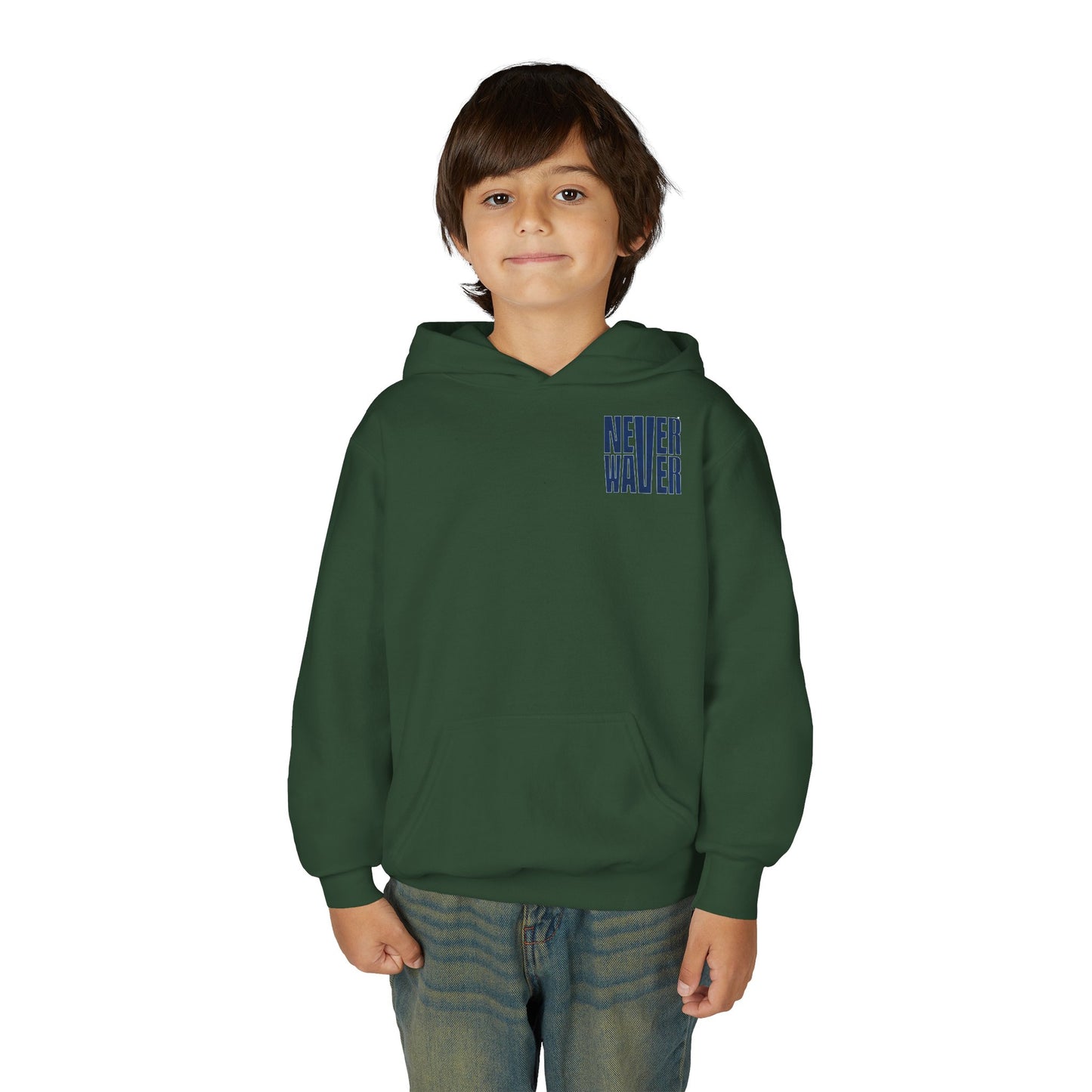 Indianapolis Fans Never Waver Youth Heavy Blend Hooded Sweatshirt