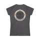 Never Waver Save Water, Drink Whisky Women's Soft Style Tee by Printify