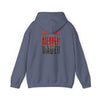 Tampa Bay Fans  Never Waver  w Leopard Football Unisex Heavy Blend™ Hoodie - Perfect for Sports Fans