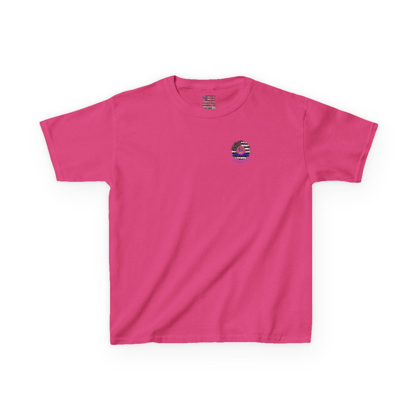 Never Waver Always Back The Blue   Kids Heavy Cotton™ Tee