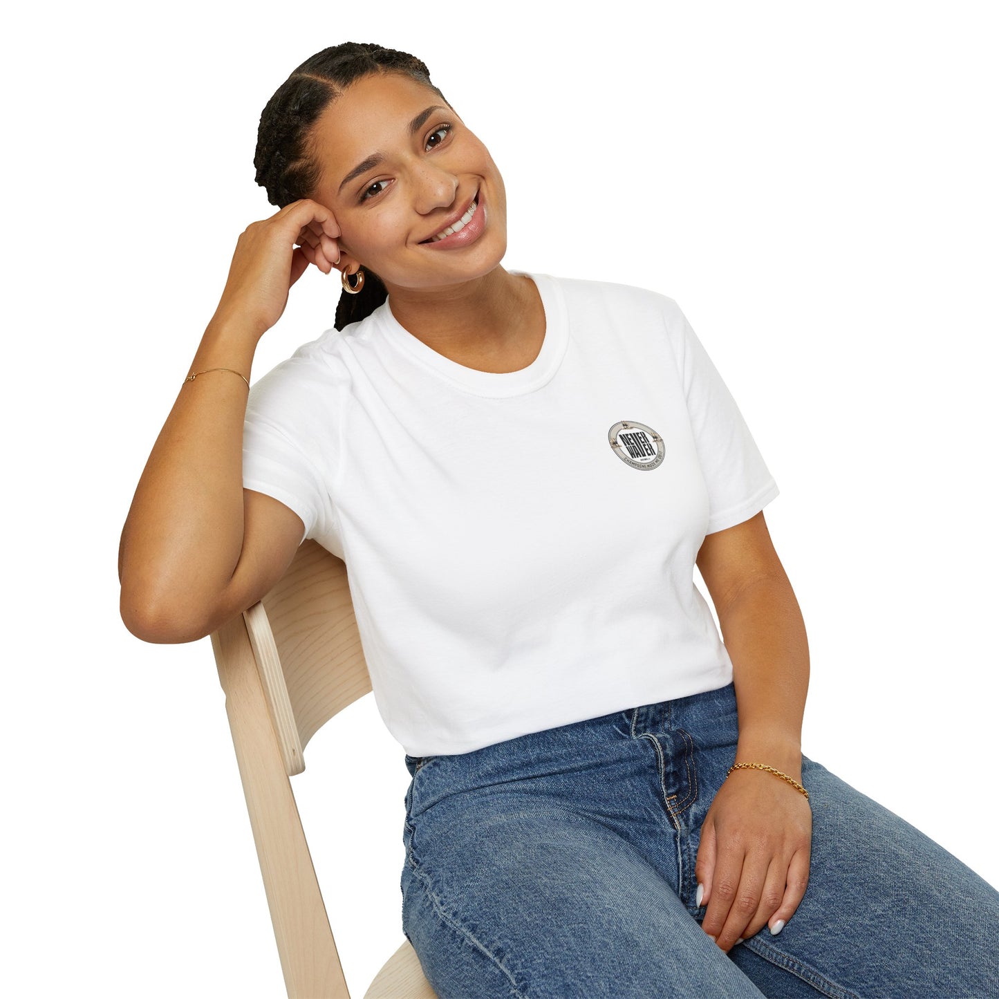 Never Waver Champagne Made Me Do It? Unisex Soft style T-Shirt