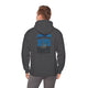 Carolina Fans Never Waver  w Leopard Football Unisex Heavy Blend™ Hooded Sweatshirt