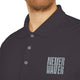 adidas Unisex Performance Polo - 'Never Waver' Athletic Shirt by Printify