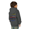 Never Waver Always Back Our First Responders Vintage-Inspired Youth Hoodie with American Flag Design