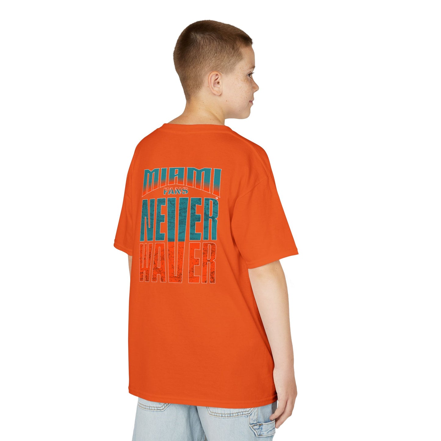 Miami Fans Never Waver Kids Heavy Cotton™ Tee
