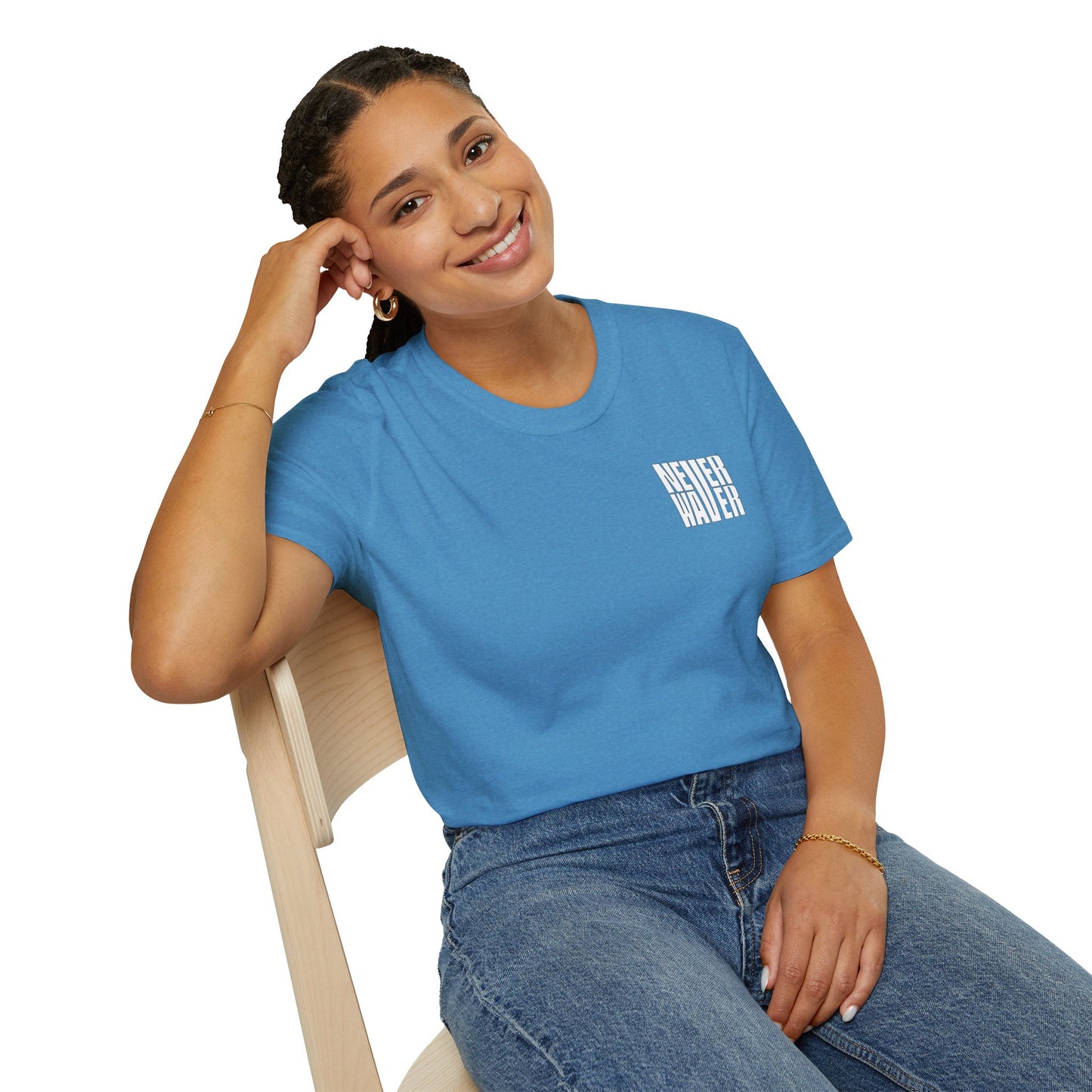 Never Waver Best mom Ever Unisex Softstyle T-Shirt