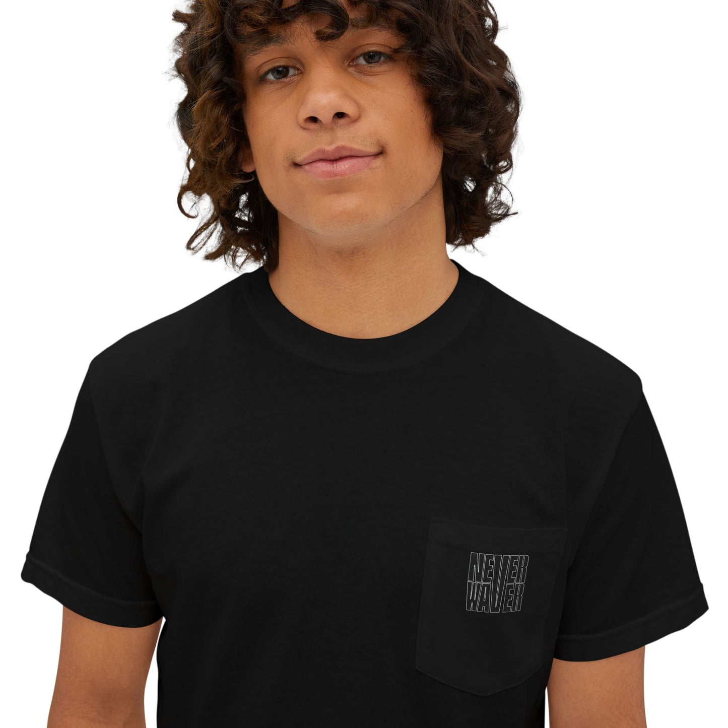 Unisex Garment-Dyed Pocket T-Shirt | "Never Waver Best Buckin' Dad Ever" Graphic Tee for Everyday Wear