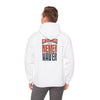 Chicago Fans Never Waver w Leopard Football Motivational Hoodie Unisex Heavy Blend™ Hooded Sweatshirt