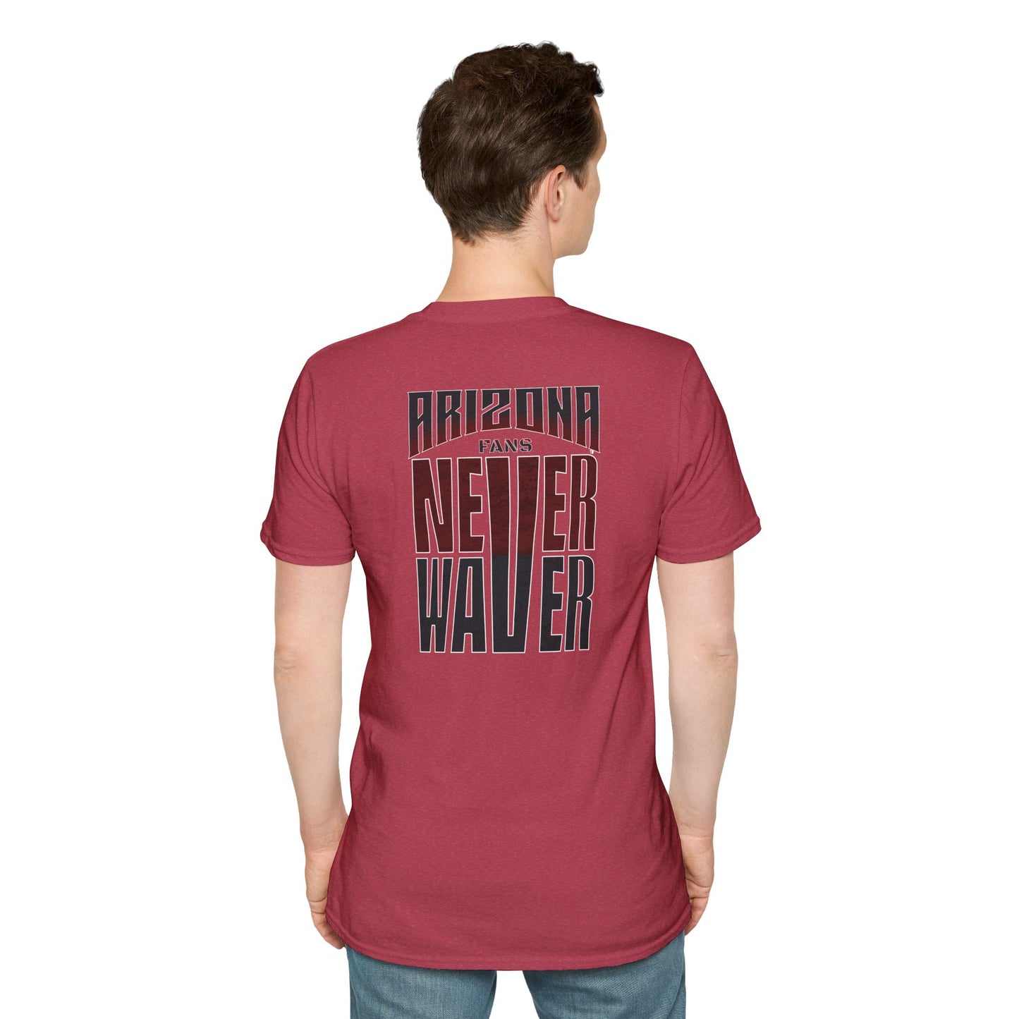 Arizona Fans Never Waver Unisex Softstyle T-Shirt